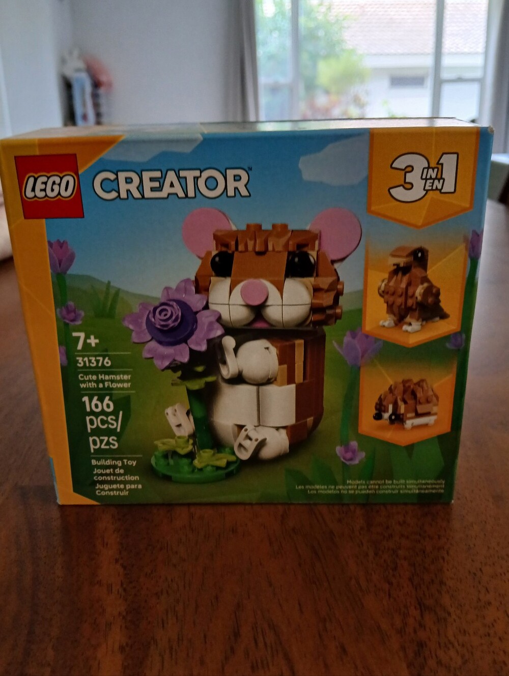 LEGO Creator Cute Hamster with a Flower NWT Age7+ 166 Pieces